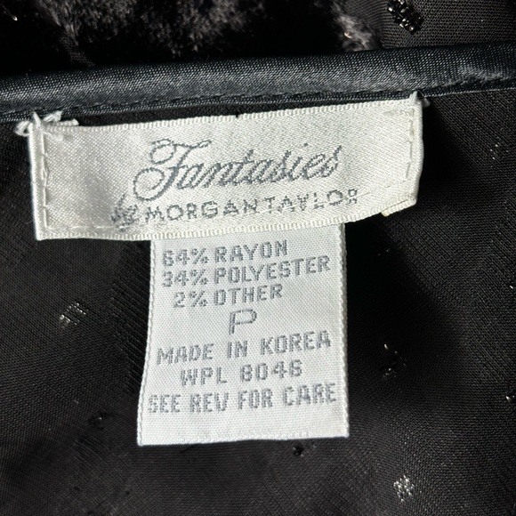 Fantasies by Morgan Taylor Sexy Nightgown lace velvet size S - Picture 9 of 16